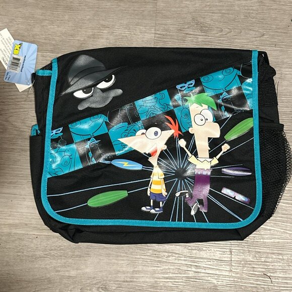 Disney XD PHINEAS AND FERB MESSENGER BAG - Picture 1 of 7